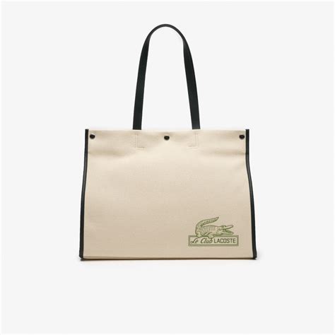 lacoste bag stitching